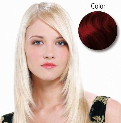 Balmain Straight 45cm wine red 10 Stück Echthaar Fill-In Extensions (Wine, 45 cm)