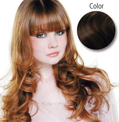 Balmain gewellt 45cm 6 lichtmocca 10 Stück Echthaar Fill-In Extensions (Lichtmocca, 45 cm)