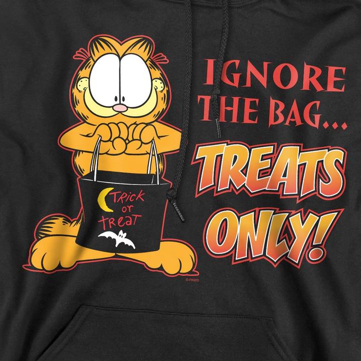 Immagine prodotto Garfield Treats Only Felpa con Cappuccio Uomo (XXL)
