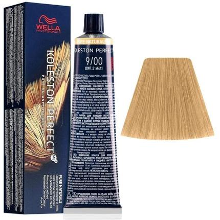Wella Professionals - Koleston Perfect ME â„¢ Pure Natural Hair + Pure Natura l with 60 ml - Shade: (9, 00 Koleston Perfect ME)