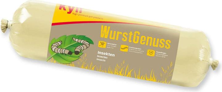 Produktbild Kyli Nassfutter WurstGenuss Insekten, 400 g (Adult, 1 Stk., 419 g)