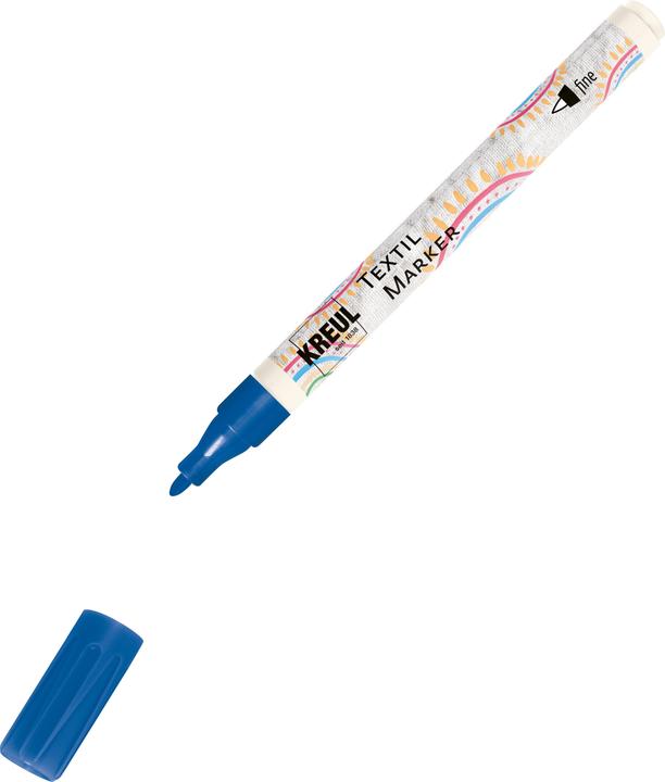 Produktbild Kreul Stoffmalstift, Textilmarker Javana texi mäx Sunny fine für helle Stoffe (Blau, 2 mm)