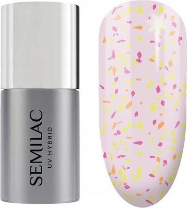 Immagine prodotto Semilac T26 Smalto UV Top No Wipe Matte Peach Galaxy 7ml (Topcoat)