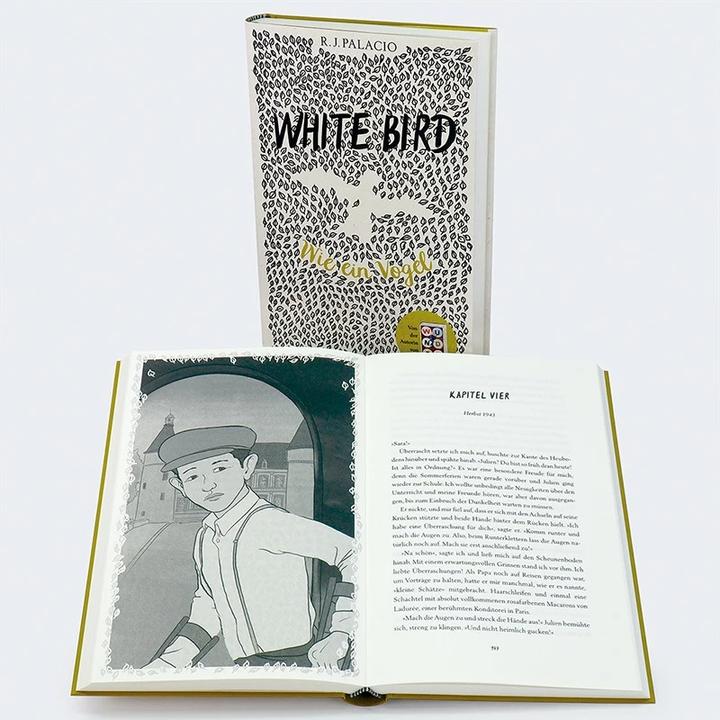 Image du produit White Bird - Wie ein Vogel (Allemand, Erica S. Perl, R. J. Palacio, 2023)