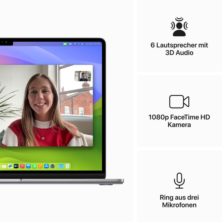 Image du produit Apple MacBook Air – 2024 (15", M3, 8 Go, 512 Go, DE)