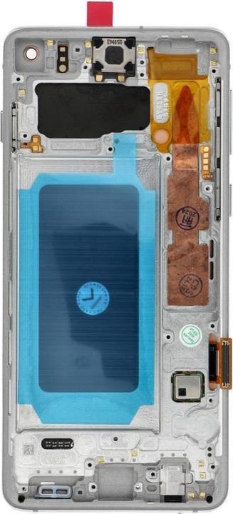 Produktbild FixCell LCD display! display LCD SAMSUNG S10 G973 with frame white (refub) (Display)