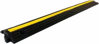 Immagine prodotto Rs Pro Copri cavo nero/giallo da 1 m in gomma, 20 mm (Ponte cavo, 100 cm)