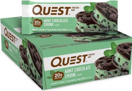 Produktbild Quest Bar (Mint, Schokolade, 1 Stk., 720 g)