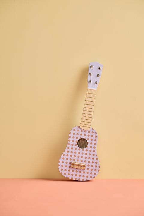 Productafbeelding Kids Concept Gitaar met paars stippenpatroon