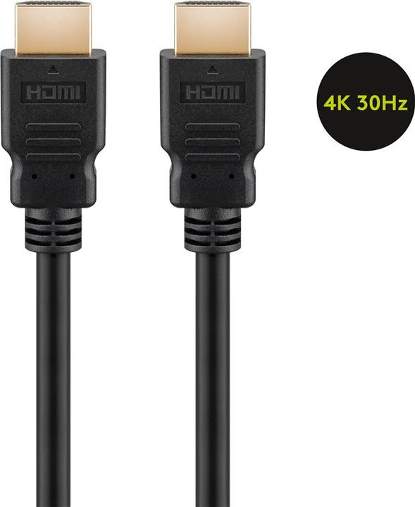 Actual product image Goobay HDMI High Speed w. Ethernet (7.50 m, HDMI)