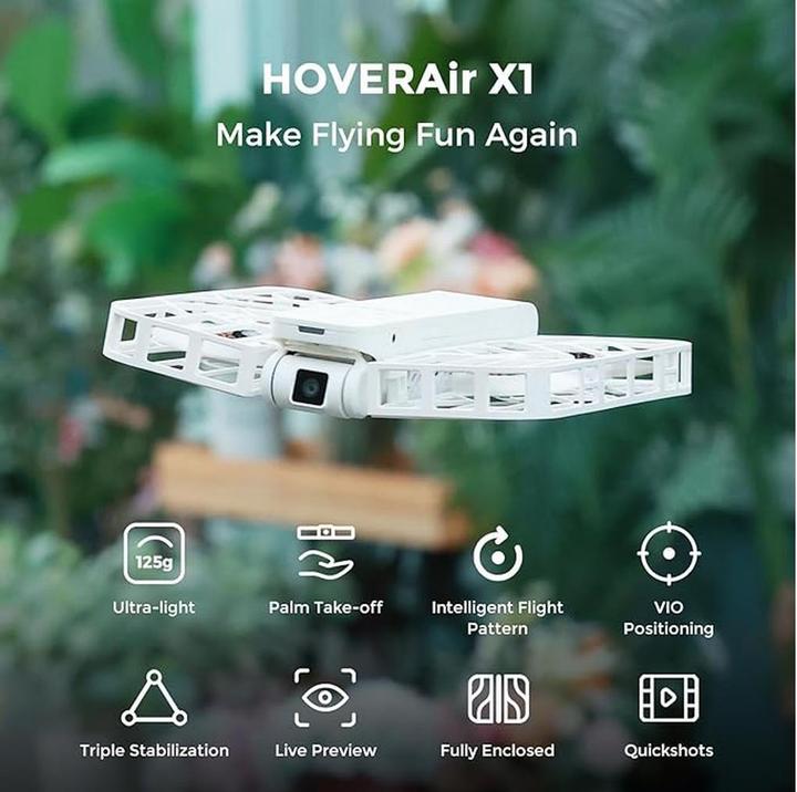 Actual product image HoverAir X1 Combo (11 min, 764 g, 12 Mpx)