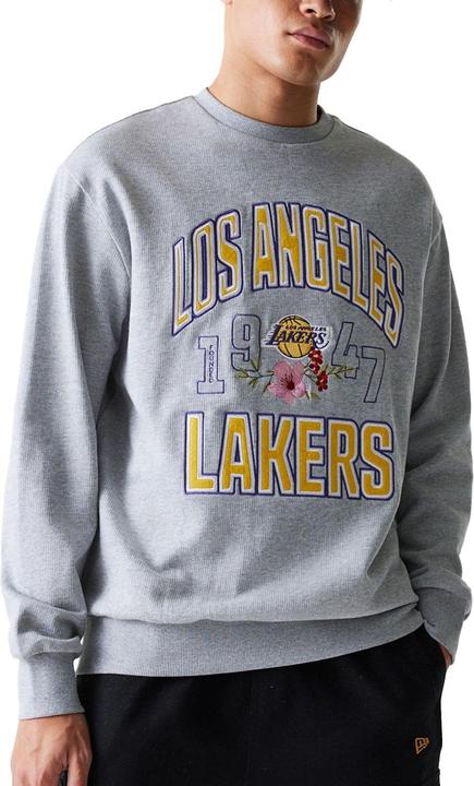 Actual product image New Era Oversize NBA Pullover FLORAL Los Angeles Lakers - XL (XL)