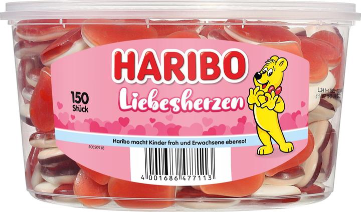 Produktbild Haribo Liebes-Herzen (150 Stk., 1200 g)