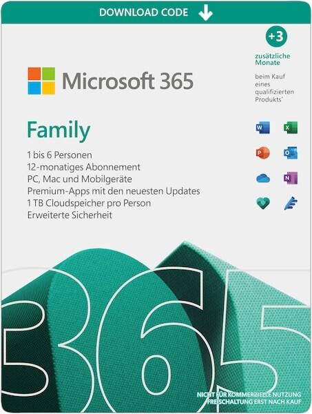 Microsoft 365 Family 12+15 mesi