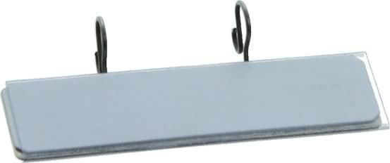 Produktbild Grieshaber Beschriftungsschildchen 121 für Briefkörbe und Tablare BxH 68x20mm verzinkt