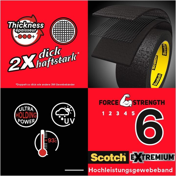 Actual product image Scotch Extremium Ultra fabric tape (24 mm)