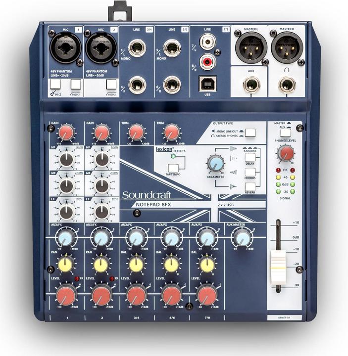 Produktbild Soundcraft Notepad-8FX (Studio- und Livemixer)