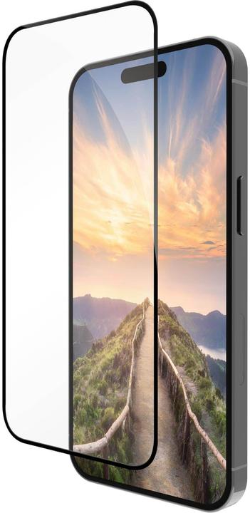 Actual product image dbramante1928 eco-shield D3O - iPhone 16/15 - Black Edge, Apple, iPhone 16/15, Dust resistant, Scrat (1 Piece, Apple iPhone 16)
