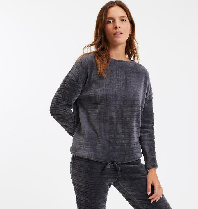 Produktbild La Redoute Collections Fleece-Pyjama mit langen Ärmeln (46)