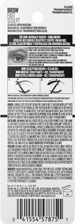 Actual product image Maybelline New York Express Brow Fast Sculpt (10 Clear)