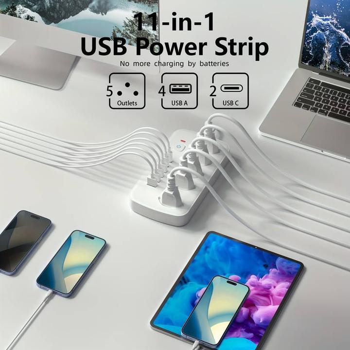 Produktbild PhoneLook 11-in-1-Steckdosenleiste (11 x)