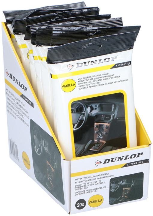 Produktbild Dunlop Feuchttücher für die Autoinnenreinigung 20 Stk. (20 Stk.)