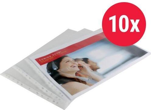 Produktbild Office Depot Prospekthüllen Embossed DIN A3 Texturiert Transparent 110 Mikron (A3, 10 x)