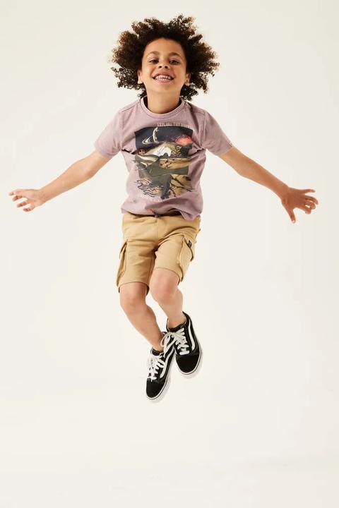 Actual product image Garcia T-Shirt explore the Universe marsala (92)