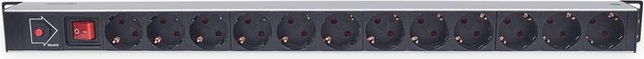 Actual product image Intellinet Power strip (12 x, CEE 7/4, 1.80 m)