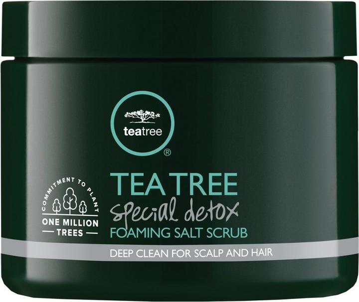 Paul Mitchell Tea Tree Detox Foaming Salt Scrub (184 ml, Flüssiges Shampoo)