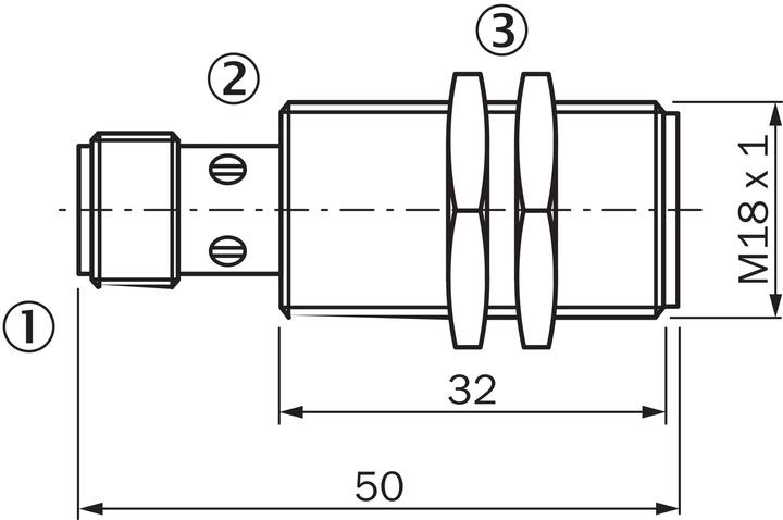 Actual product image Sick MM18-70APS-ZCK (Sensor)