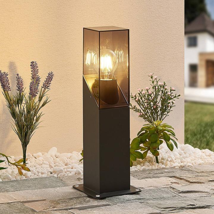 Produktbild Lucande Fiola Garten Leuchte H40 Anthracite (E27, IP54)