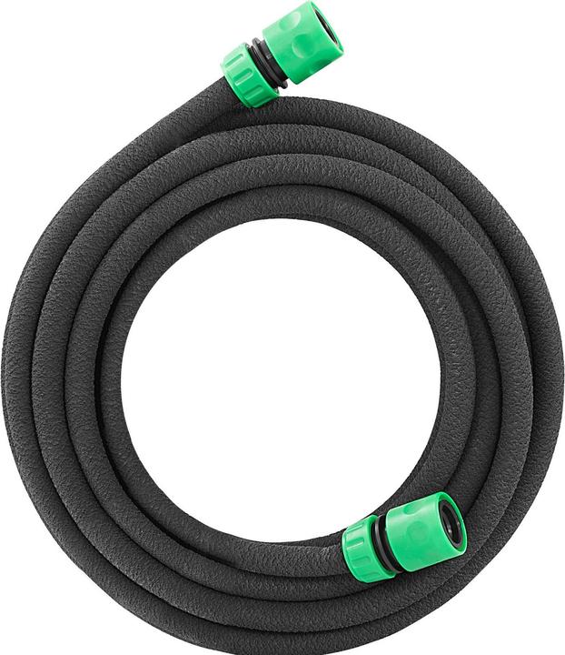 Produktbild Hillvert Tropfschlauch Bewässerung Perlschlauch Gartenbewässerung 7,5m 4 bar bis 1200 l/h (Tropfschlauch + Tropfrohr)