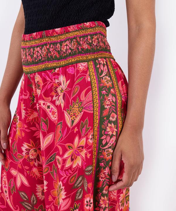 Actual product image Joe Browns Contrast Floral Border Print Relaxed Fit Trousers (Frequency band 38 (2600 MHz))