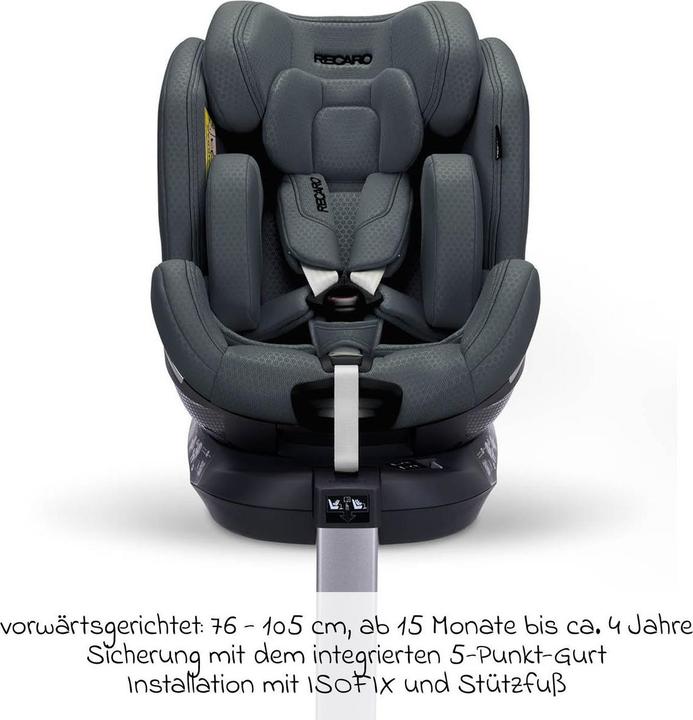 Immagine prodotto Avova Recaro Xenon 1 Reboard Kindersitz (0-7 Jahre) (Reboarder, ECE R129/i-Size Standard)