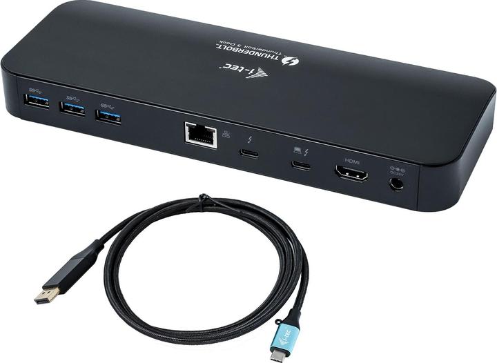 i-tec Thunderbolt 3 Dual Dock (Thunderbolt, 5 Ports)