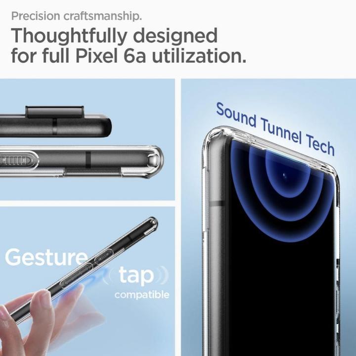 Actual product image Spigen Transparent Case Ultra Hybrid for Google Pixel 6A. (Google Pixel 6a)