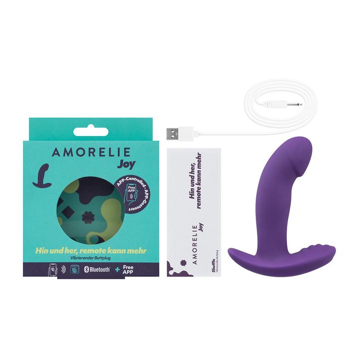 Image du produit Amorelie Vibromasseur Shuffle contrôlé par l'application Point G & Anal