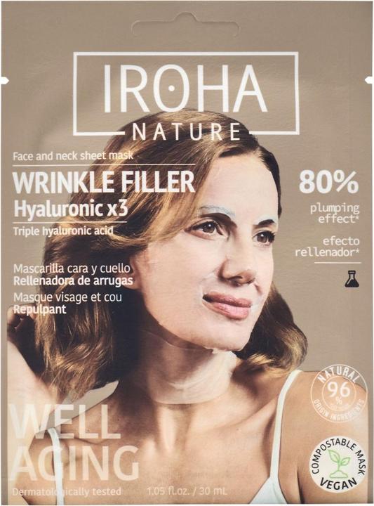 Immagine prodotto Iroha Nature Maschera per viso e collo in tessuto (18 ml)
