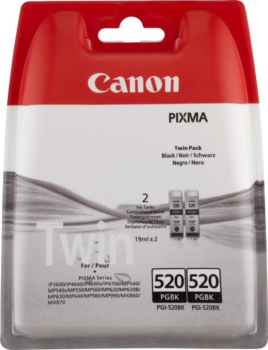 Produktbild Canon PGI-520BK 2er Pack (BK)