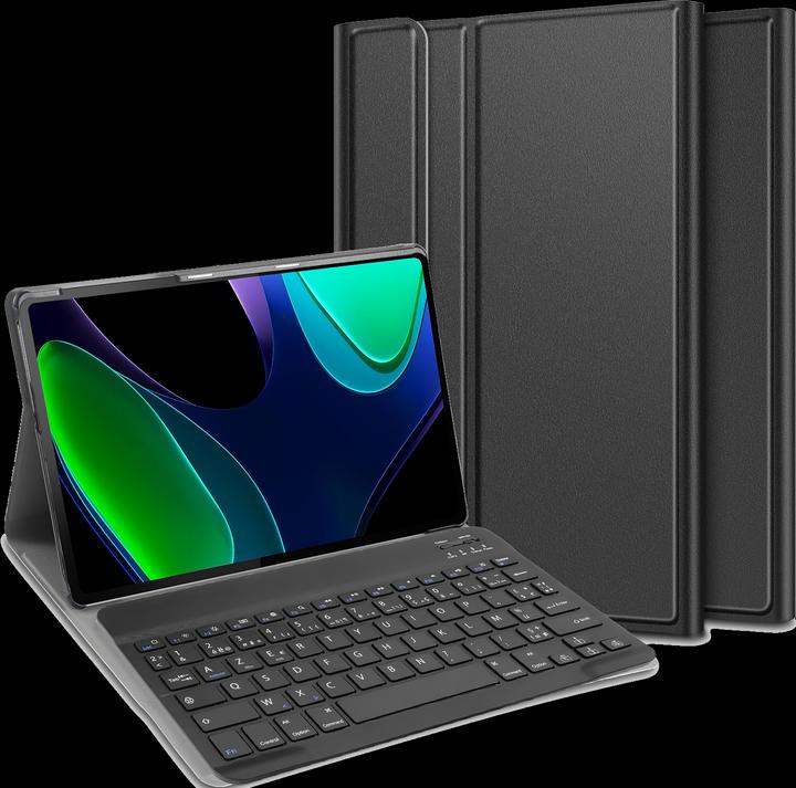 Produktbild Cazy Tastatur Hülle Kompatibel mit Xiaomi Pad 6 - Schutz Etui mit magnetisch Abnehmbarer Tastatur - (Xiaomi Pad 6)