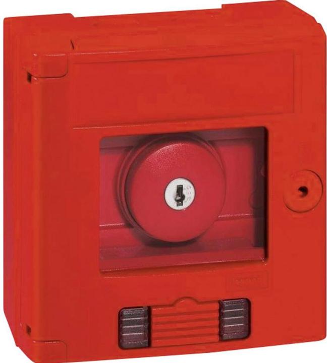 Produktbild Legrand Sicherheitskaste IP 44 - IK 07 mit Pilz-Schlüsseltaster und LED-Leuchtmelder