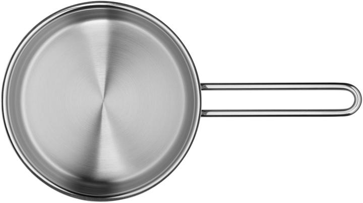 Produktbild WMF Stielkasserolle Topf klein 16cm Stieltopf Deckel Mini Induktion Edelstahl (16 cm, Kochtopf, Edelstahl)