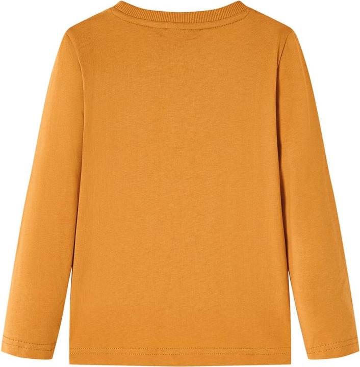 Immagine prodotto VidaXL Camicia a maniche lunghe per bambini ocra scuro 104,Materiale: 100 (104)