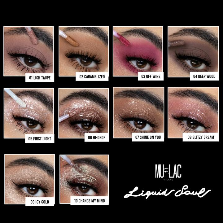 Actual product image Mulac Liquid Soul Face Eyes Lips All Over Liquid Pigment 02 Caramelized (02)