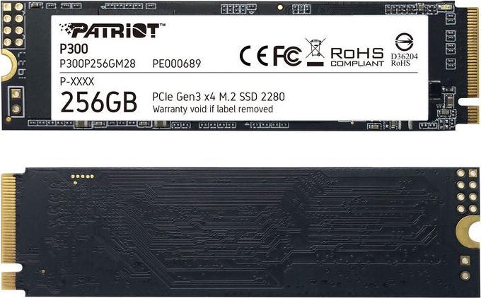 Immagine prodotto Patriot P300 SSD 256GB (256 GB, M.2 2280)