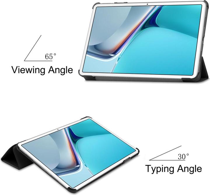 Produktbild König Design Schutz Hülle für Huawei MatePad 11 2021 Smart Cover Case Etui Tasche Neu Schwarz (Huawei MatePad 11 (2021))