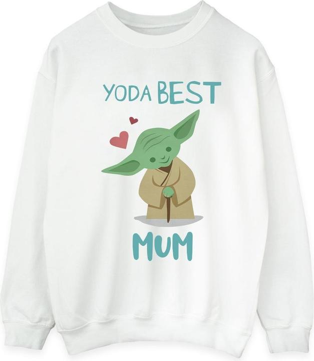 Star Wars Yoda Best Mum Sweatshirt (S)