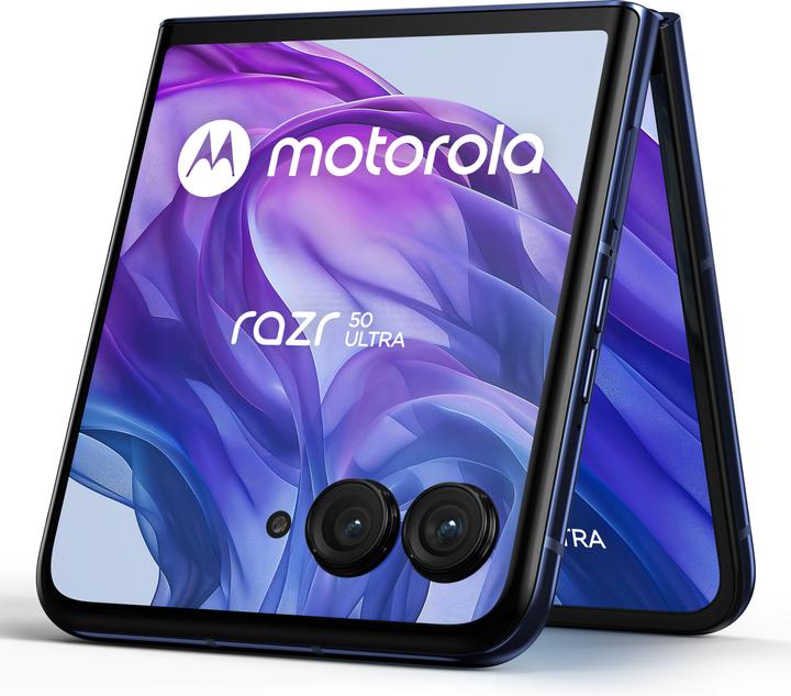 Actual product image Motorola Razr 50 Ultra (512 GB, Midnight Blue, 6.90", SIM + eSIM, 50 Mpx, 5G)