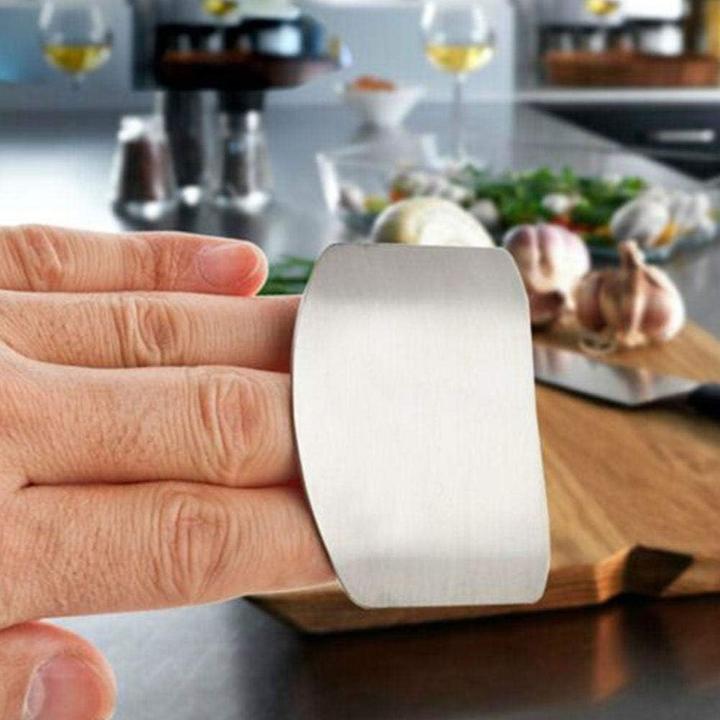 Image du produit ASMI Outils de cuisine en acier inoxydable Protection des doigts Two